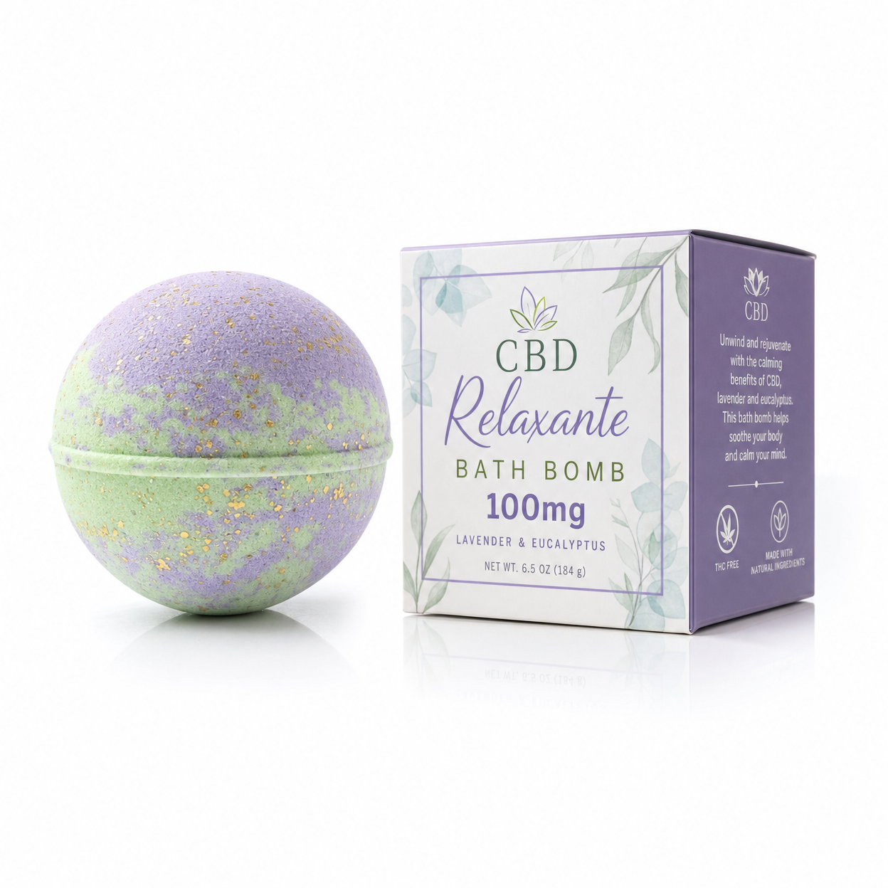 CBD Bath Bomb Relaxante 100mg