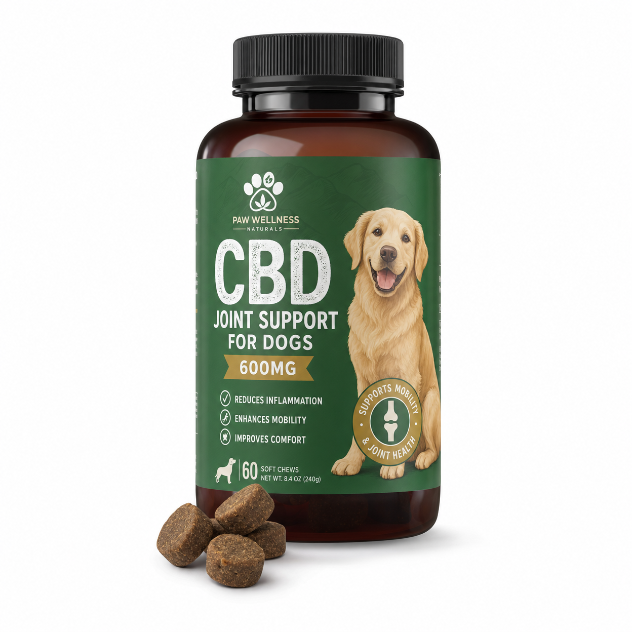 CBD Oil for Dogs - Mobility 500mg