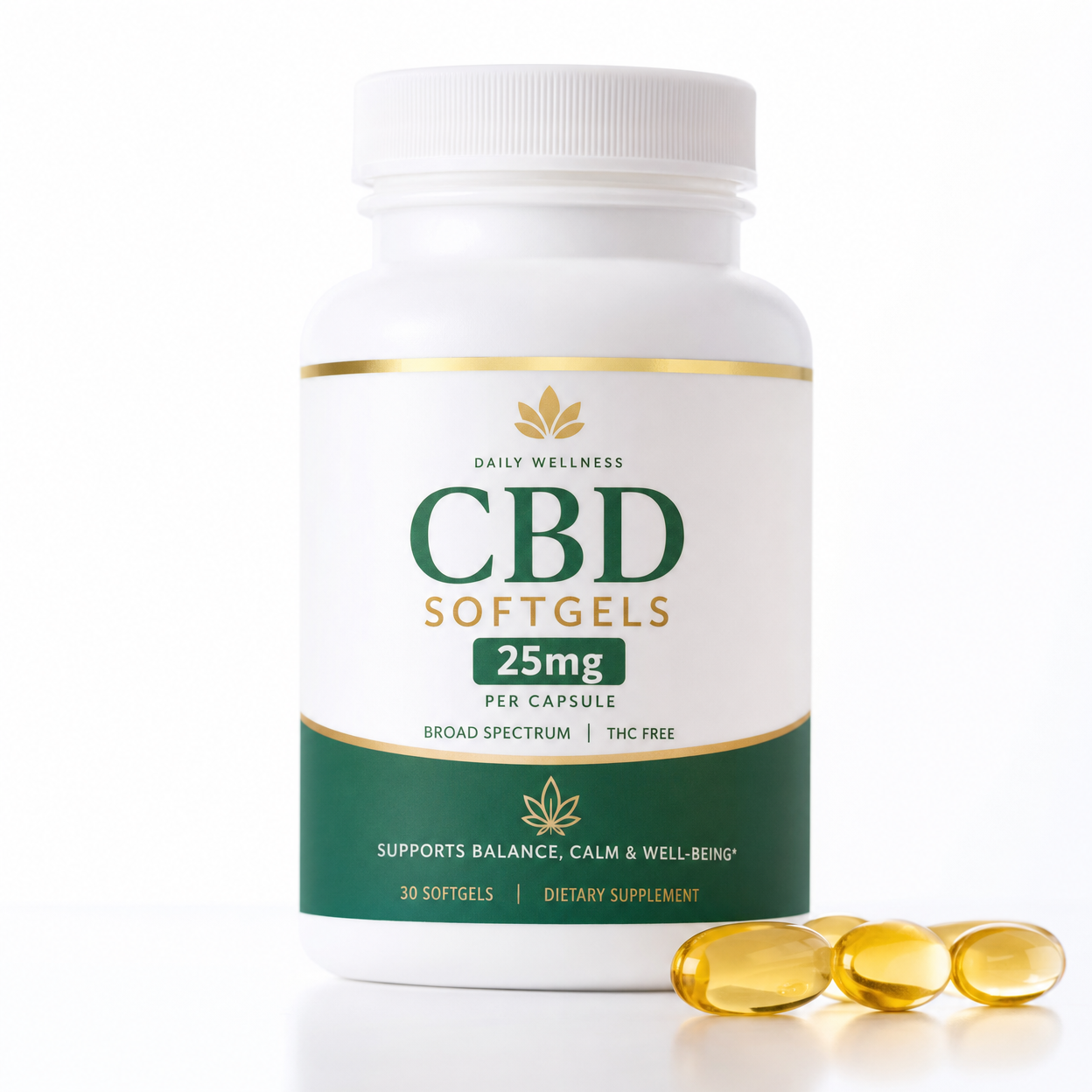 Cápsulas CBD 25mg (60 unidades)